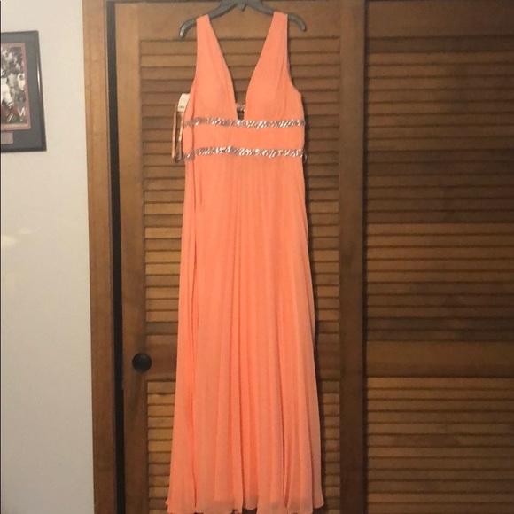 Coral Adrianna Pappell dress size 14 - Picture 2 of 6